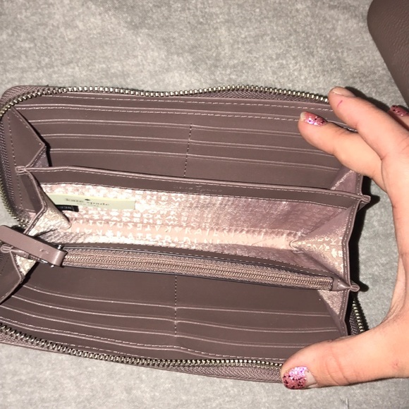 Authentic taupe Kate Spade purse and wallet - Picture 7 of 7